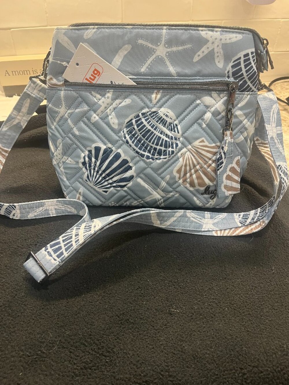 Lug Square Double Entry Crossbody -Double Dip Purse